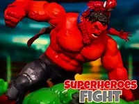 image Superheroes Fight