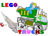 image Lego Trucks Coloring
