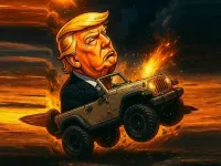 image Trump Wheelie Challenge