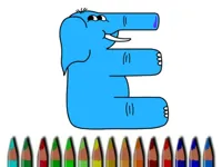 image Letters Coloring Book
