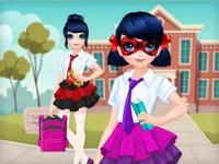 image Dotted Girl Back To School