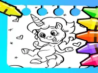 image Magical Unicorn Coloring Pages