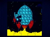 image Pop It Rockets in Space Jigsaw